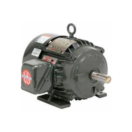 U.S. MOTORS Hostile Duty TEFC, 2 HP, 3-Phase, 1175 RPM Motor,  HD2P3E